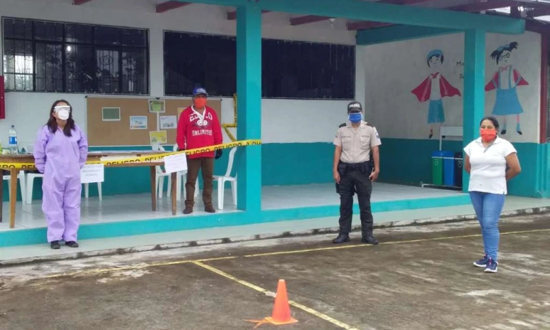  Cantón Palora, Unidad Educativa Fray Sebastián Rosero. Foto: Min. de Educación 