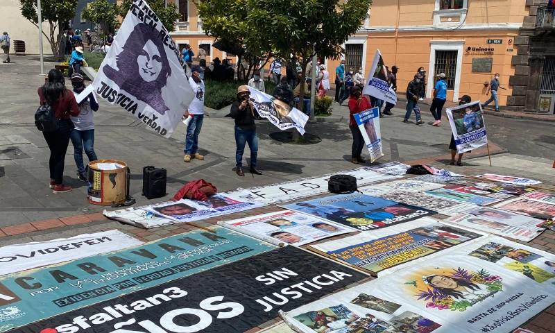 El 55,6% de denuncias de desapariciones en Ecuador corresponde a mujeres, según Asfadec - foto cortesía Asfadec