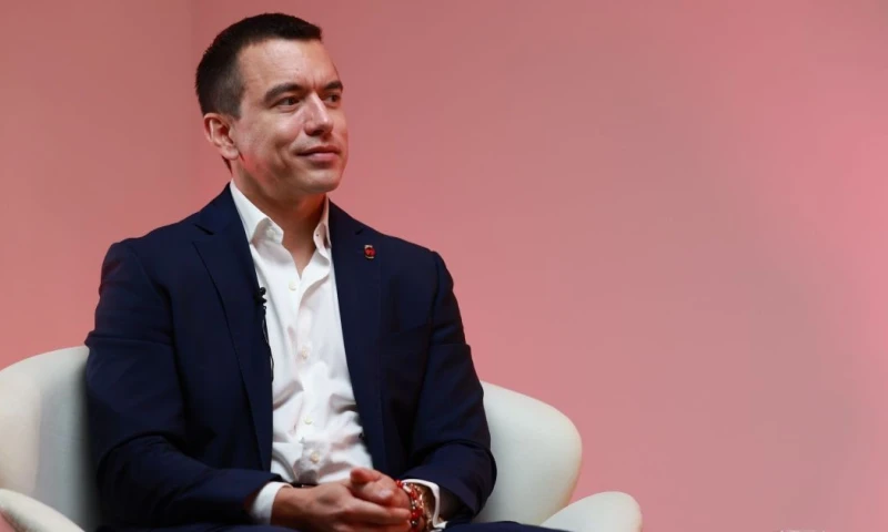 El presidente Daniel Noboa mantuvo una entrevista con diario el Clarín de Argentina / Foto: cortesía