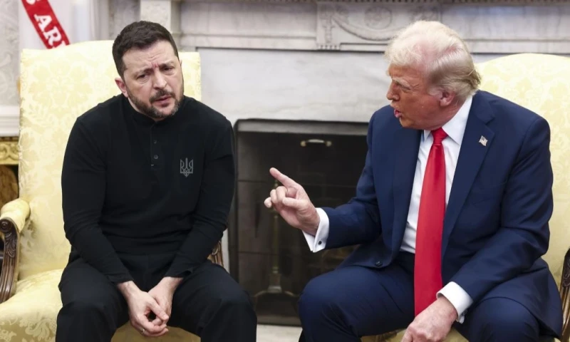 Vance continuó cuestionando al líder ucraniano sobre los problemas de Ucrania / Foto: EFE