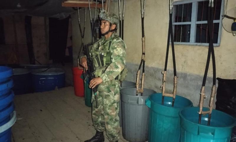 Colombia es el país que más cocaína produce / Foto: cortesía Ejército colombiano