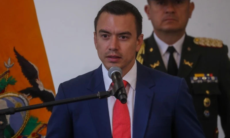 Noboa declaró a inicios de 2024 el "conflicto armado interno" en Ecuador para contrarrestar la escalada de violencia / Foto: EFE