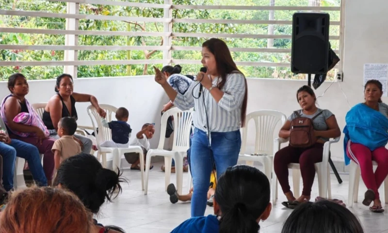 En Pastaza más de 3.000 niñas, niños y mujeres gestantes reciben atención a través de los servicios de desarrollo infantil del Ministerio / Foto: cortesía Ministerio de Desarrollo Humano 
