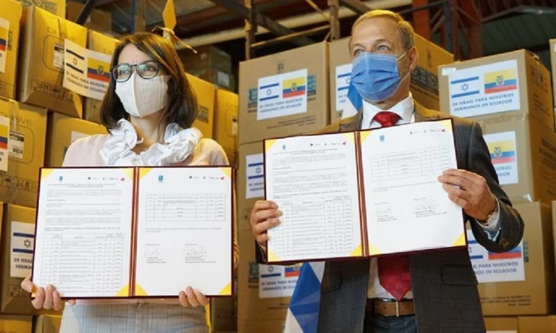 Israel donó equipos de protección y sanitarios a Ecuador / Foto: cortesía Ministerio de Salud 