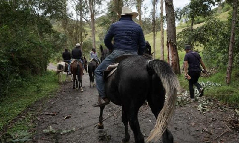 Las cabalgatas en Biblián son una forma de conocer los atractivos naturales de Cañar. Foto: El Comercio