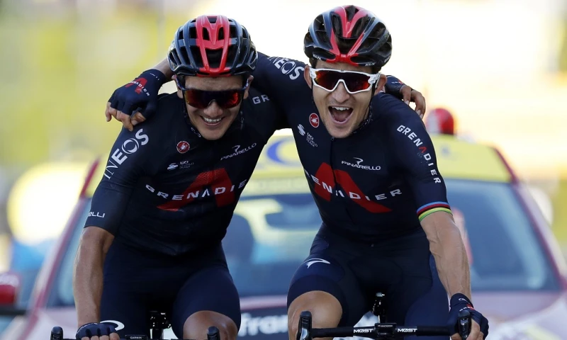 Richard Carapaz, líder de montaña del Tour de Francia / Foto: EFE