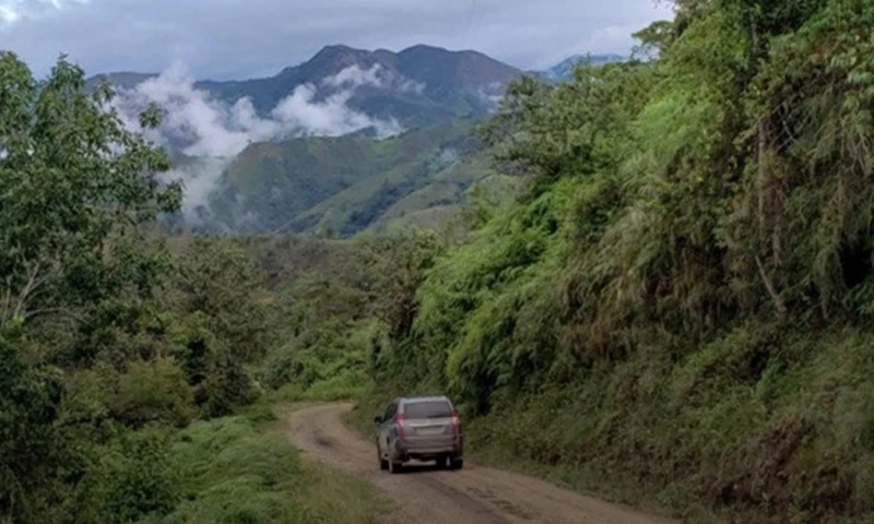 La obra beneficiará de forma directa a 10.800 habitantes del cantón Chinchipe / Foto: cortesía MTOP