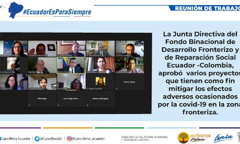 Ecuador y Colombia acuerdan mitigar efectos de covid-19 en la frontera / Foto: EFE
