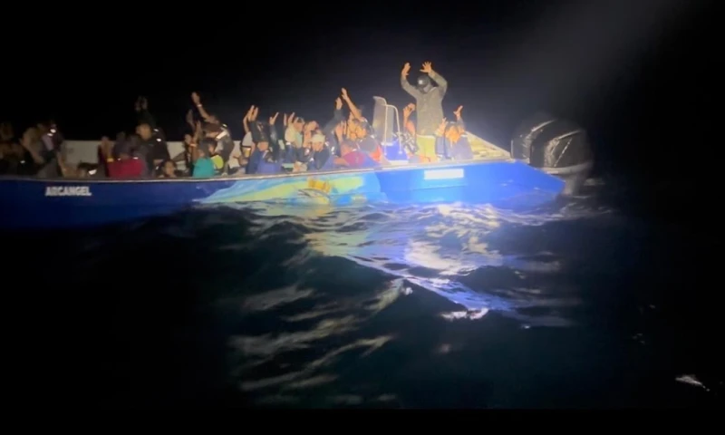 En lo que va del año 2024 las autoridades colombianas han rescatado a 153 migrantes en el Caribe colombiano / Foto: cortesía Armada Colombia