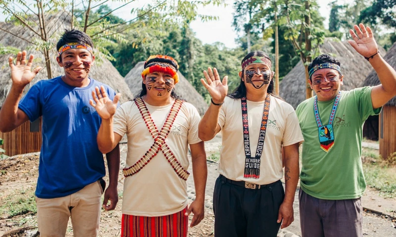 En la provincia de Pastaza está un emprendimiento comunitario asociativo de la comunidad achuar Kapawi. Es un paraíso en el corazón de la selva. / Foto: Cortesía Kapawi