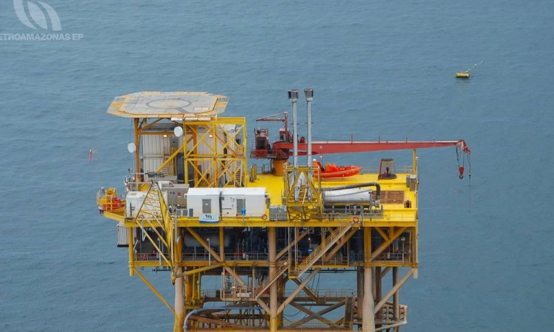Este campo produce gas natural en el Golfo de Guayaquil y es operado por Petroecuador. / Foto: Cortesía