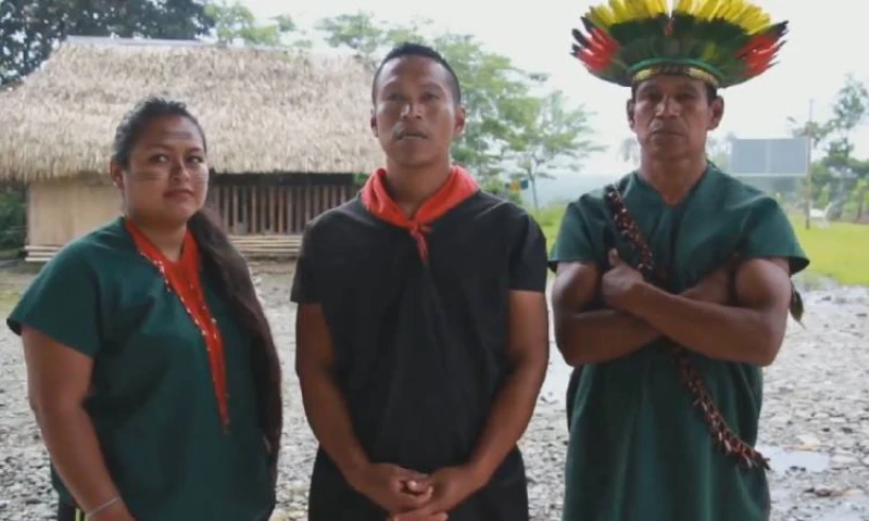 Cofanes celebran la Fiesta de la Chonta - Foto: El Universo