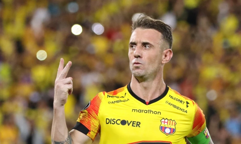 Damián Díaz anotó el primer gol frente a Liga / Foto: EFE