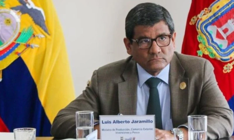 Luis Jaramillo, ministro de Producción, viajó a Washington / Foto: cortesía Ministerio de Producción