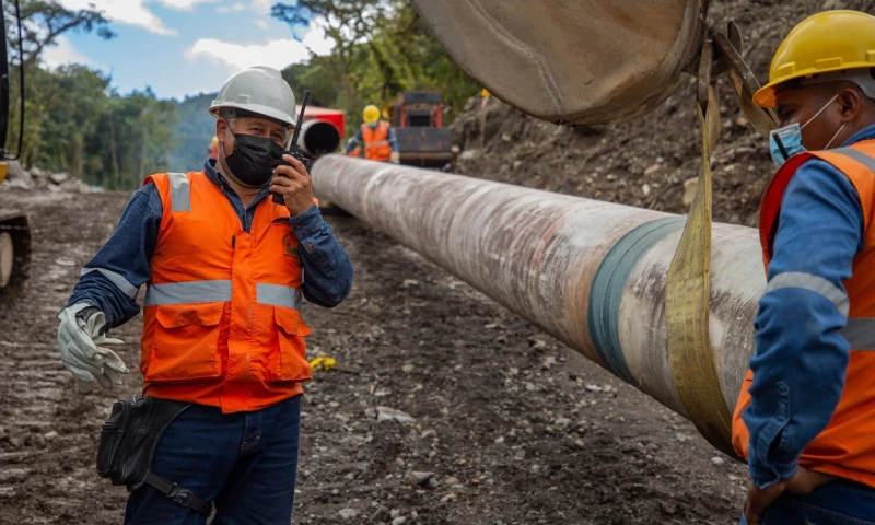 Petroecuador avanza con la séptima variante del SOTE / Foto: cortesía Petroecuador
