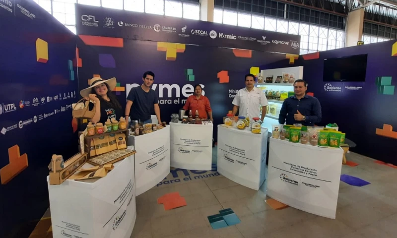 ‘+Pymes para el Mundo Zonal 7’ se desarrolla desde el 27 de agosto hasta el 8 de septiembre en la 193 Feria de Loja / Foto: cortesía ministerio de Producción