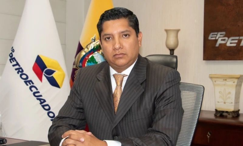 Aguiar ocupará el cargo que dejó vacante Ítalo Cedeño / Foto: cortesía Petroecuador 