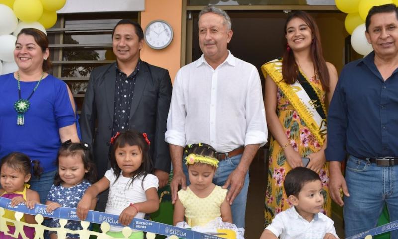 Centro Infantil ‘Primeros Pasitos’ en Sucúa tiene nueva infraestructura / Foto: cortesía MIES
