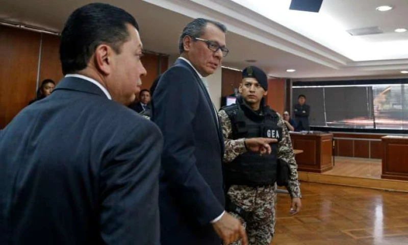 La semana pasada la Justicia ratificó la sentencia a seis años de cárcel contra Glas. Foto: La Hora