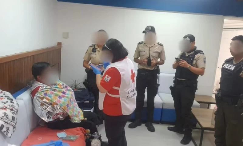 La niña fue trasladada hasta una casa de salud para realizar una evaluación más específica/ Foto: cortesía