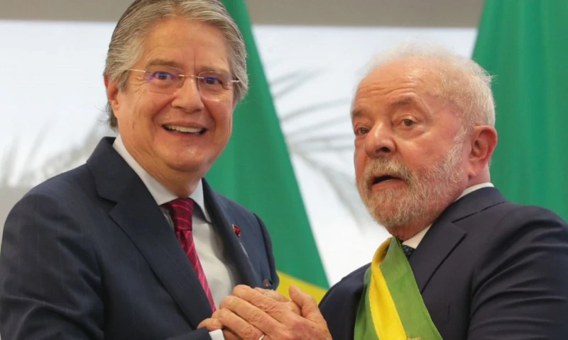 Guillermo Lasso, condenó este domingo las "acciones de irrespeto y vandalismo" en Brasil / Foto: Cortesía Presidencia 