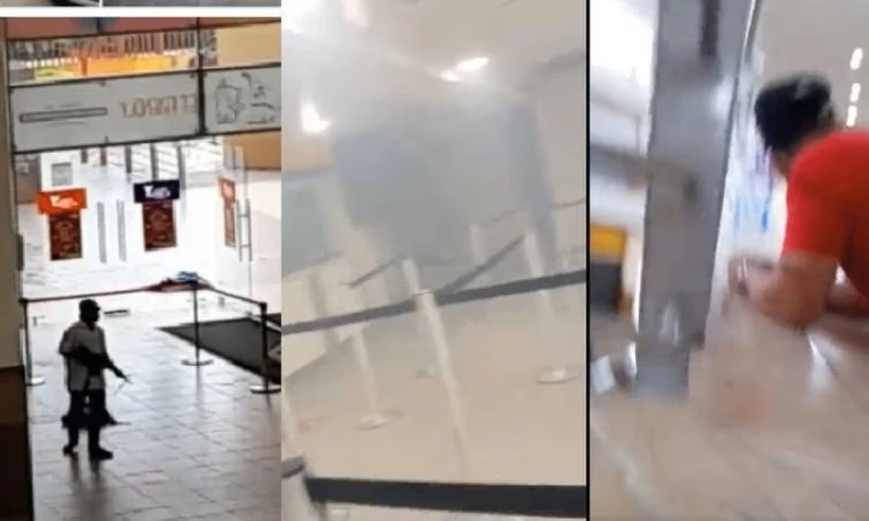 El Centro comercial de Guayaquil fue víctima de un asalto con fusil y explosivos. Se vivieron momentos de terror / Foto: Metro Ecuador