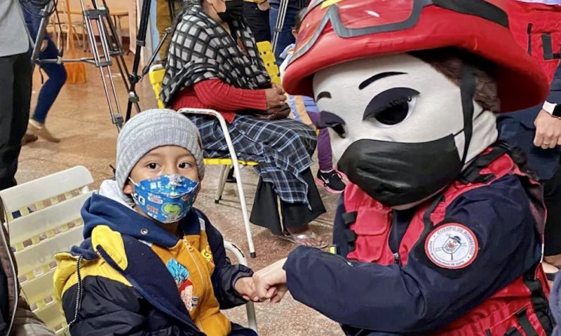 La vacunación a niños de 3 y 4 años comenzó en 4 ciudades / Foto: cortesía ministerio de Educación