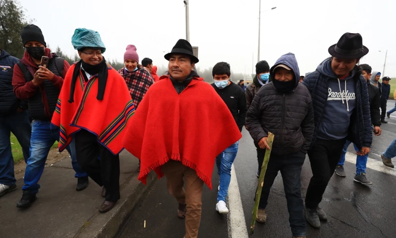 Iza avanzó que el mismo 13 de junio presentarán una demanda de inconstitucionalidad al Decreto Ejecutivo 754, que da vialidad a la consulta ambiental / Foto: EFE