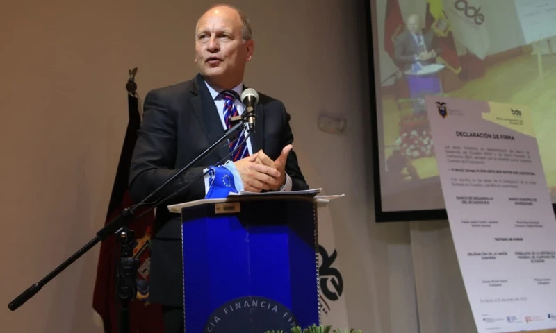 Ecuador recibió un préstamo por $ 100 millones del BEI para obras de agua / Foto: cortesía BDE