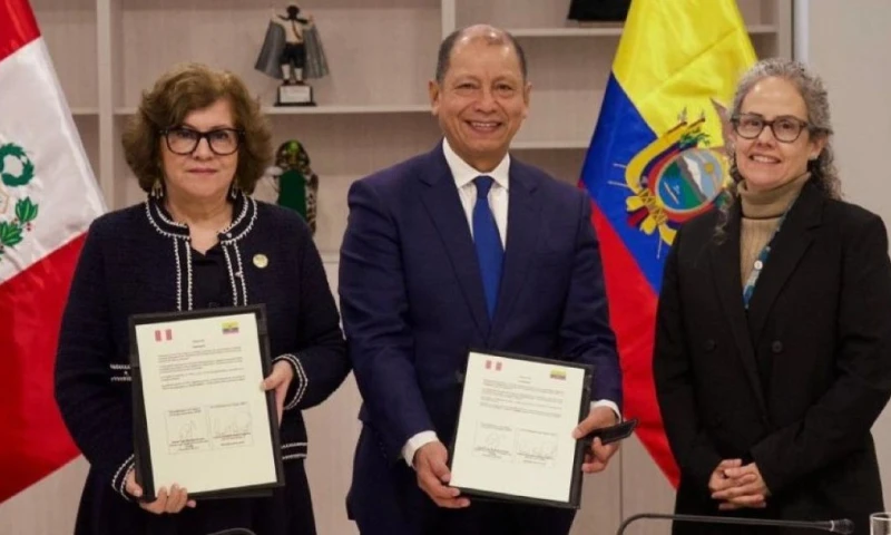 Los ministerios de Trabajo de Ecuador y Perú firmaron un convenio / Foto: cortesía Ministerio de Trabajo