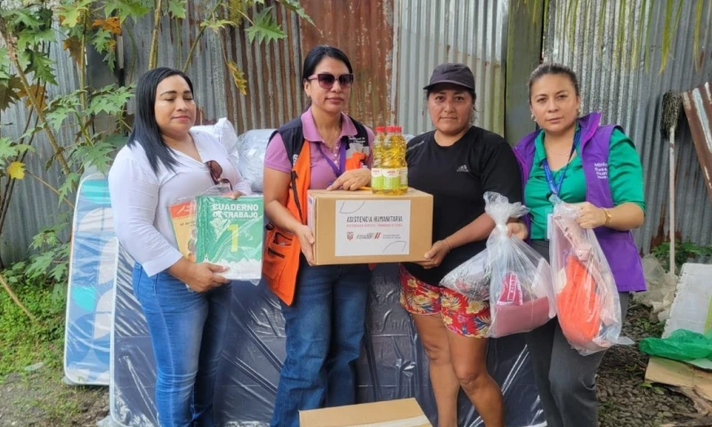 La atención se concentró en varios sectores del cantón Francisco de Orellana / Foto: cortesía Ministerio de Desarrollo Humano
