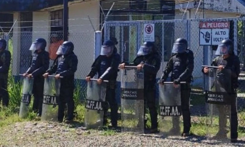 El Ejército está protegiendo las instalaciones petroleras en Sucumbíos y Orellana ante las amenazas de paro / Foto: cortesía FF.AA.