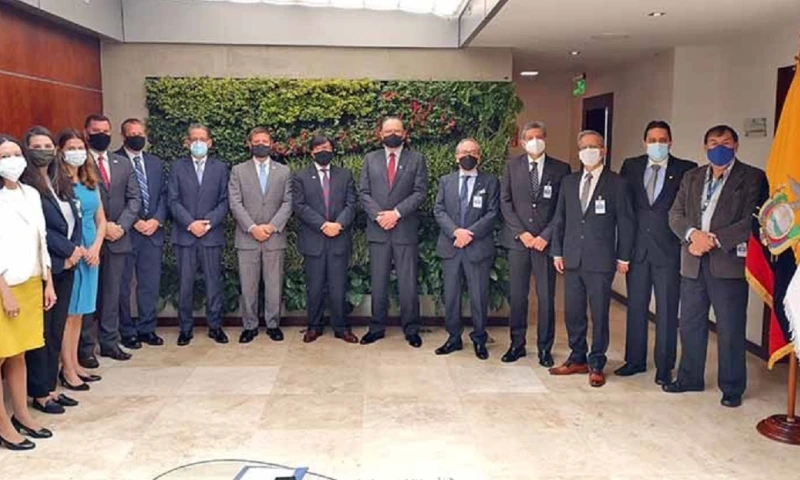 Río Coca: Especialistas de Estados Unidos inician inspección / Foto: cortesía Ministerio de Energía