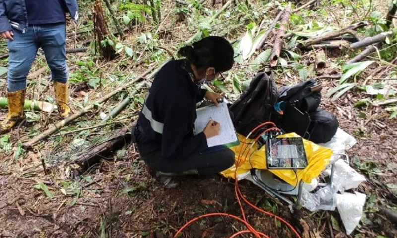 La erosión regresiva en el río Coca lleva 200 días detenida / Foto: cortesía CELEC