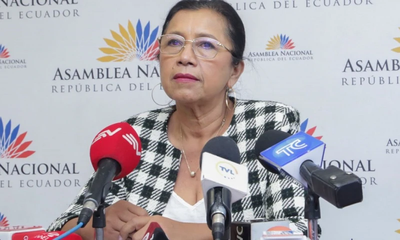 Llori y Villavicencio denuncian intentos de desestabilización / Foto: cortesía Guadalupe Llori