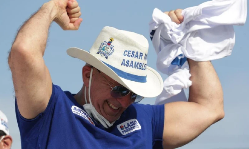  César Monge, Presidente de CREO, falleció / Foto: cortesía Twitter Guillermo Lasso