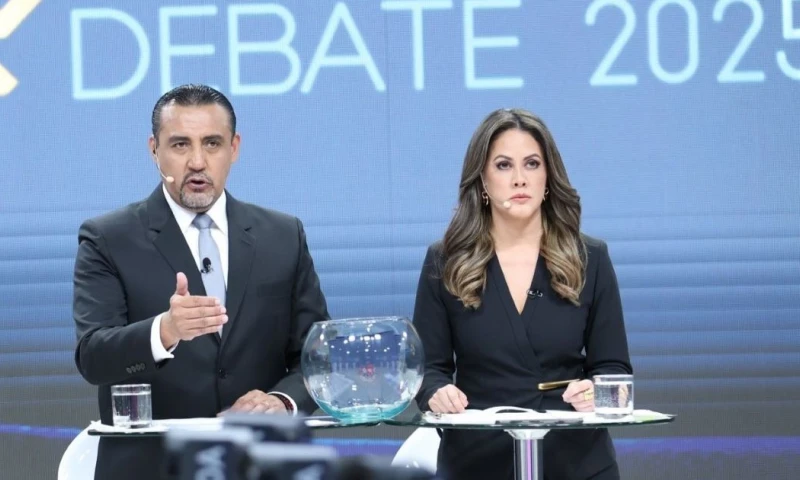La mayor audiencia del debate estuvo en radio y televisión / Foto: cortesía CNE