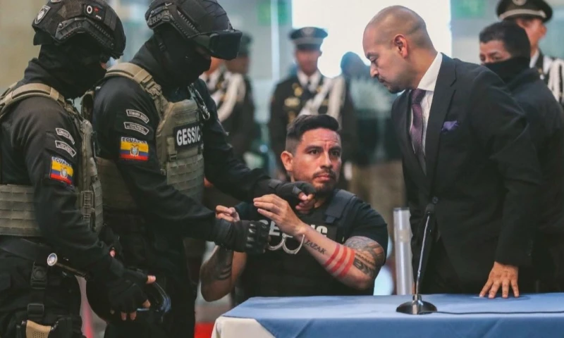 Salcedo es testigo protegido en el caso de Villavicencio y cumple condena en la Cárcel 4, en Quito / Foto: cortesía Asamblea Nacional