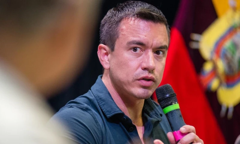 Noboa tampoco pidió licencia durante la campaña electoral para la primera vuelta de las elecciones / Foto: EFE