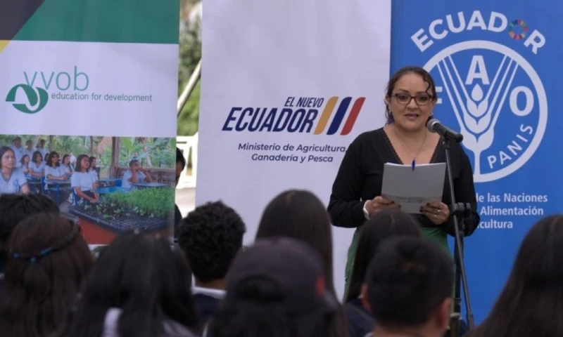 La organización VVOB – Education for Development participó en actividades orientadas a fortalecer el agroaprendizaje y la empleabilidad juvenil / Foto: cortesía 