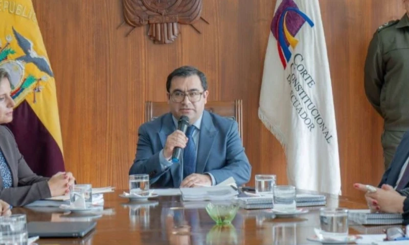 Jhoel Escudero estará al frente de la CC durante el período 2025-2028 / Foto: cortesía Corte Constitucional