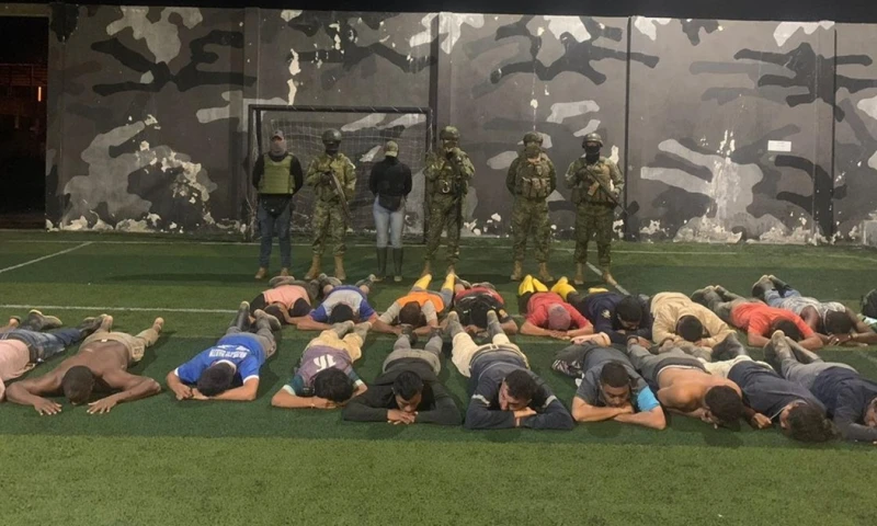 Se decomisó un considerable arsenal de armas de fuego, municiones, vehículos, combustible y equipo utilizado para la minería ilegal / Foto: cortesía FF.AA.