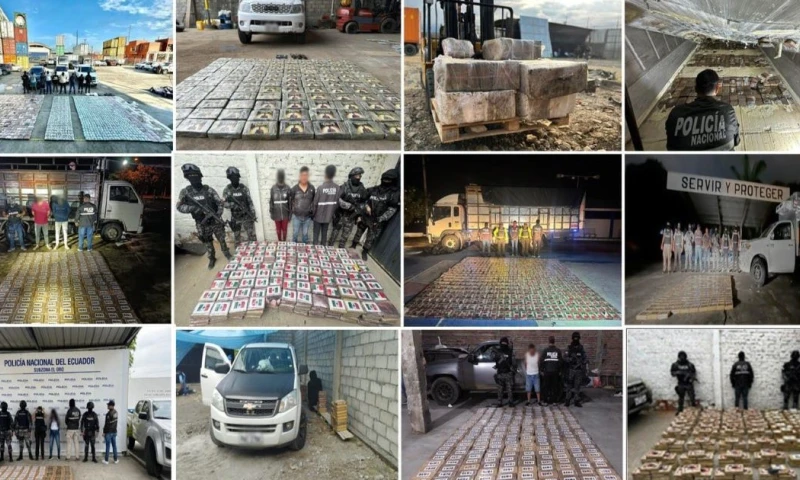 El operativo, denominado 'Gran Fénix 8', se realizó en siete de las veinticuatro provincias / Foto: cortesía Policía Nacional 