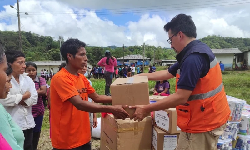 El deslizamiento en El Chical dejó 2 fallecidos, 5 heridos y 1 desaparecido/ Foto: cortesía Secretaría de Gestión de Riesgos