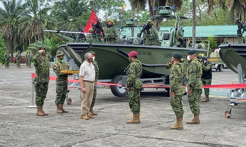 Fuerzas Armadas recibieron embarcaciones de Israel para controlar la frontera norte / Foto: EFE