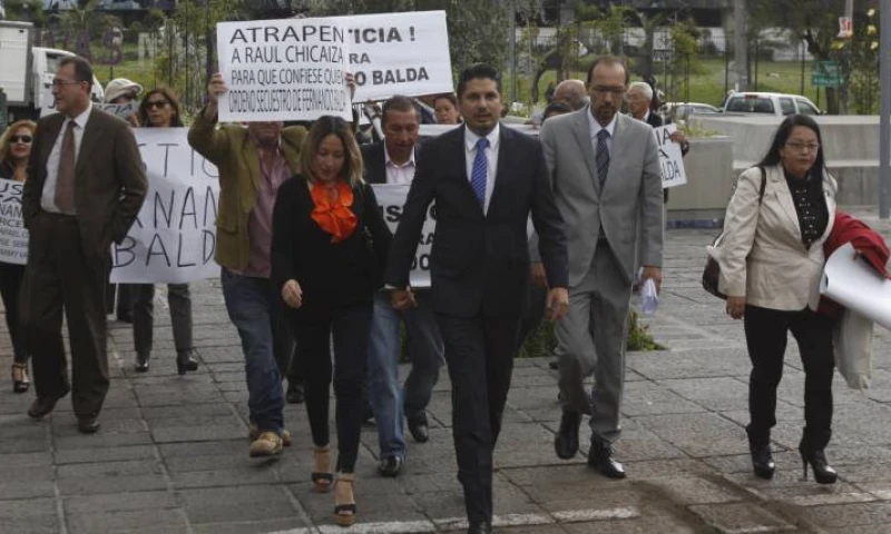 Él denunció el caso hace cinco años. Recién ahora la Fiscalía investiga. “El llamado para que rinda versión el expresidente Rafael Correa significa dos cosas: primero que hay suficientes elementos probatorios y de convicción para vincularlo al delito de secuestro”, dijo ayer. Foto: Expreso