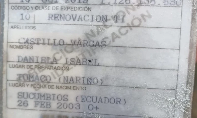 Modelo sucumbiense fue asesinada en Colombia / Foto: cortesía Impacto Fronterizo