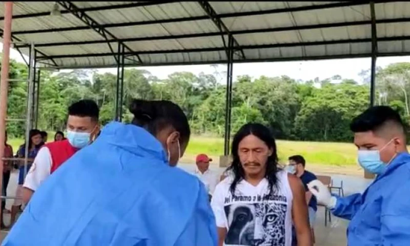 Napo es la provincia con mayor vacunación de la región. / Foto: Cortesía