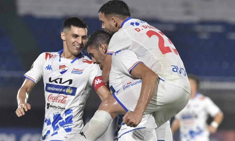 Diego Duarte fue la figura de Nacional frente a Aucas /  Foto: cortesía de la Copa Libertadores 