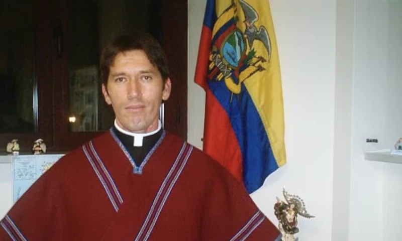 El hallazgo del cadáver del religioso ha causado una onda preocupación entre la población de Ambato, sobre todo de la comunidad religiosa, que se había unido en oración desde que se enteró de su desaparición./ Foto: cortesía